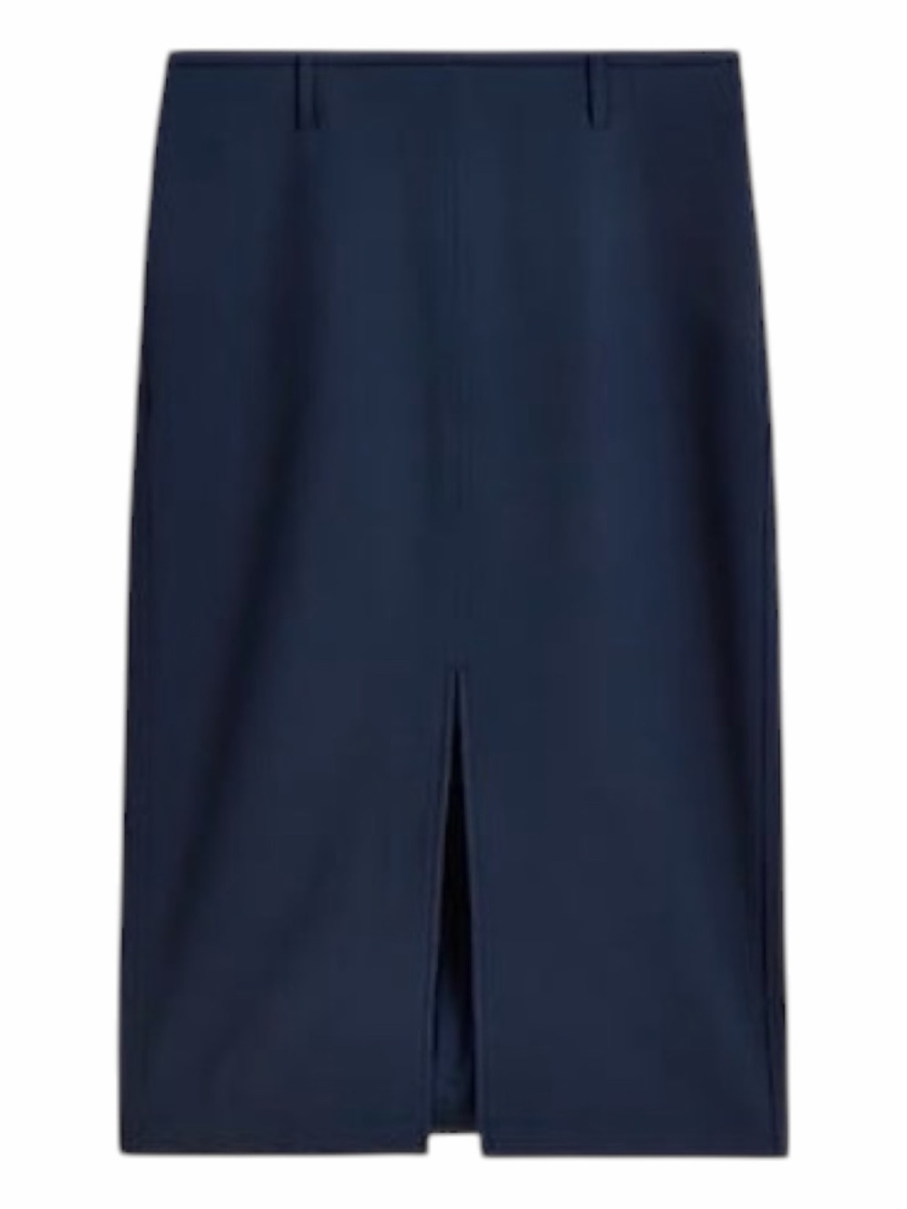 J.Crew Pencil Midi Skirt Four-Season Stretch Navy NWT 00
